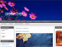 Tablet Screenshot of logoterapija.com